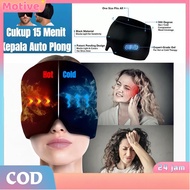 【Double layer】Migraine Relief Cap Gel Reusable Headache Migrain Hat Head Fever Ice Pack Tension Reli