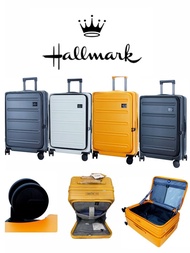 Hallmark 880「日本Hinomoto轆 德國拜耳PC物料」 前蓋開行李箱可擴充  20” 24” 29” 門市優惠價$799起 4色：黃色,白色,灰色,黑色 行李喼 旅行箱 旅行喼 旅遊可上