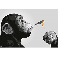 STEEZ / Smoking Monkey (猴子點菸) 英國進口海報