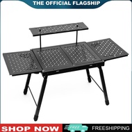 [CHAMAIR STORE]Outdoor IGT Table Multifunctional Camping Igt Table Aluminum Alloy Table Flightweight