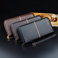 Wallet male Wallet Men Long Leather Men's Wallets Zipper Purses Portefeuille Wallet boy Purse Clutch