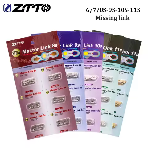 ZTTO 6 Pair MTB Bike 6/7/8 Speed 9 Speed 10 S 11 S Magic Master Missing Link Chain Lock For Mountain