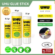 UHU Stic Uhu Glue Stick Lem Uhu 8.2 gram / 21 gram / 40 gram Lem Kertas Kuat Cepat Awet UHU Glue Sti