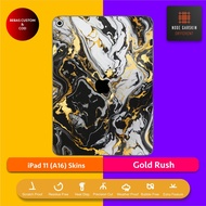 Garskin Skin iPad 11 A16 Gold Rush Fullbody Backonly/ | Anti-Scuff | Case | Vinyl Vinyl