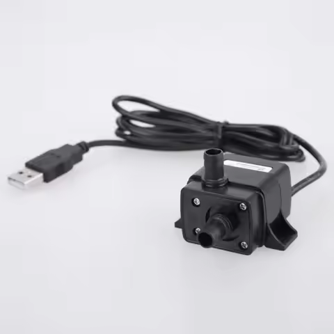 USB DC 5V 3W Micro Water Pump Waterproof Water Oil Pump Reusable Small Fountain Pump for Pool Aquari