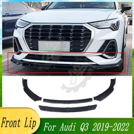 Car Accessories Front Bumper Lip Spoiler Splitter Diffuser Detachable Body Kit Cover Guard For Audi 