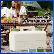 20L Camping Water Bucket Portable Water Jug for Convenient Water Storage Container