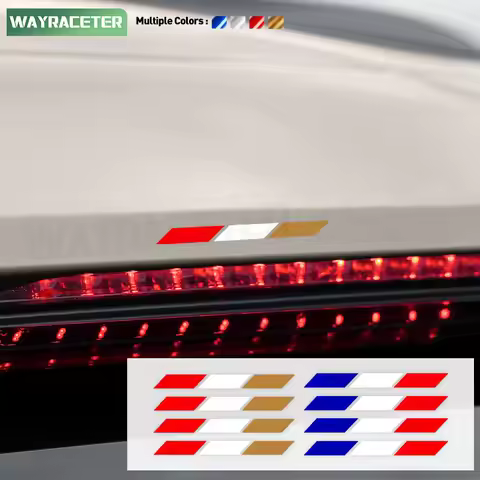 8 Pcs French Flag & Performance Line Decal Rearview Mirror B Pillar Sticker For DS Citroen DS3 Cross