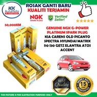 Kia Carens Old Picanto Spectra Hyundai Matrix i10 i30 Getz Elantra Atos Accent BKR5EGP NGK Platinum G-Power Spark Plug