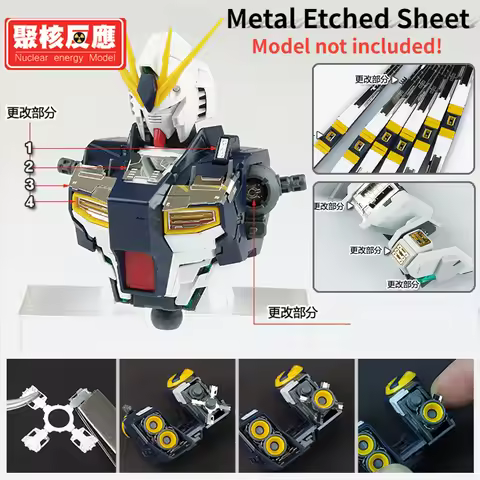 Nuclear Energy Model MNS02 Metal Etched Sheet Parts for MG 1/100 RX-93 V Nu Ver.Ka Model Upgrade Det