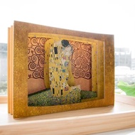 【立體名畫卡片】親親情人 Klimt 克林姆- The Kiss 吻 | 情人節