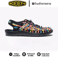 Direct Store KEEN UNEEK （Black/Colorful Rope）สตรีและผู้ชายรองเท้าแตะแบบสไลด์ Breathable and non-slip