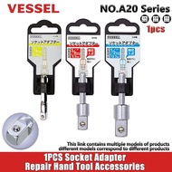 VESSEL 1PCS Socket Adapter Screwdriver Socket Repair Hand Tool Accessories A20BSQ2/A20BSQ3/A20BSQ4/A