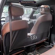 BEAUTYSTARTING 46*30inch Car Interior Seat Divider Net & Rear Safety Barrier Prevents Pet Running fo