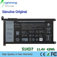 Genuine 51KD7 11.4V 42Wh Laptop Battery For Dell Chromebook 11 3180 3181 3189 5190 FY8XM