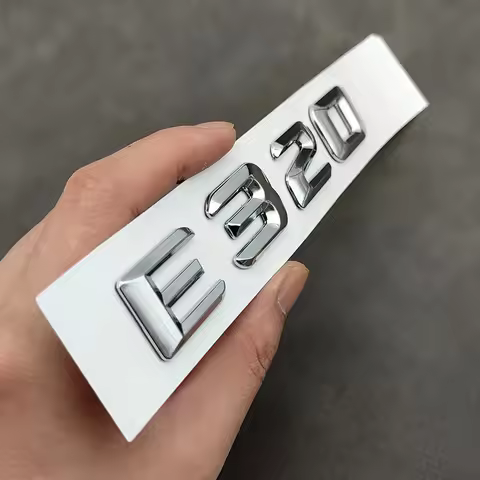 3D ABS Self-adhesive Letters For Car Stickers For Mercedes-Benz E200 E220 E260 E320 E350 CDI 4matic 