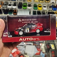 Autoart 1/43 Mitsubishi evo6 99 wrc Package (If You Have Any Questions, Contact Online Customer Serv