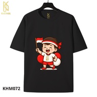 KAUNIX ADULT T-shirt (KHM072) August 2025 Indonesian Independence Day T-shirt Indonesian Independenc