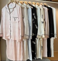全新Victoria's secret宅度假系列緞面水光綢睡衣套裝Victoria’s secret 睡衣Victoria's secret pajamas set
