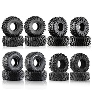 4pcs 1.9 Inch Rubber Tyre 120*48mm For 1/10 Rc Crawler Car Trax Trx4 Axial Scx10 Wraith Scx10 Yikong