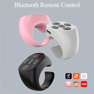 Bluetooth Remote Control Page Turner Smart Ring Controller Bluetooth Button Clicker Compatible with i Phone/i Pad/Android/Smartphones/Tablets