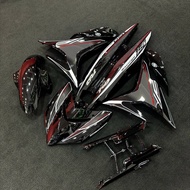 Y15 V1/V2 EXCITER RC2017 HITAM PUTIH COVERSET HLD