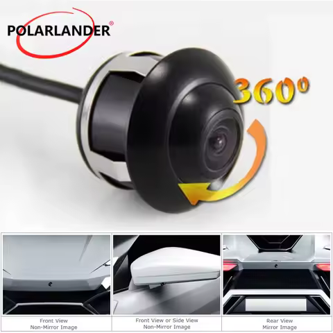 138 Degree Wide Angle 22.5mm Drilling Night Vision Universal Car Rear View Reverse Parking Camera 36