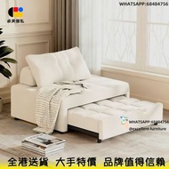 【Free delivery】泡芙梳化床 摺叠 sofa 伸縮梳化床 摺叠梳化 單人梳化 双人梳化 推拉床 摺叠床 sofa bed 包送貨
