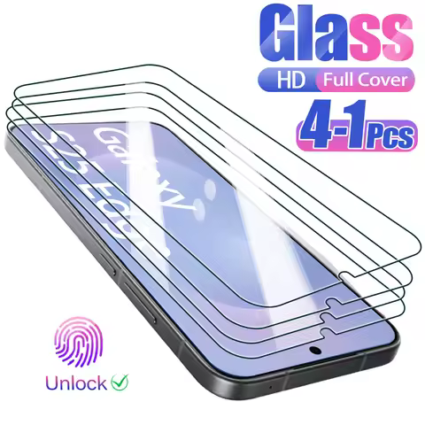4-1pcs Tempered Glass For Samsung S25 Ultra S25+ S25 Plus HD Screen Protector For Samsung Galaxy S25