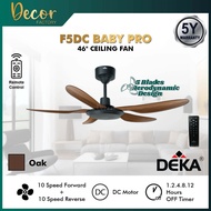 DEKA F5DC PRO / F5DC LED PRO / FANZO CHAMPION 38 42 46 56 Inch Ceiling Fan with Light LED DC Motor K