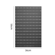 Pegboard กระดานแขวนผนัง แผ่นวางของติดผนัง แผ่นผนังรู เพ็กบอร์ด กระดานหลุมแบบไม่มีรู 56X36CM