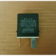 Toyota Lexus Lamp Relay Auto Relay Black Relay Denso 90987-02012 (4-Pin) 156700-0870 (Used)