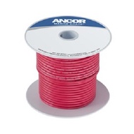 Ancor 104825 Marine Grade Tinned Copper Wire, 14AWG (2mm²), Red - 250ft