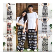 Mihu Mihu Culottes Pants with Elephant Motif Balinese Pants with Elephant Motif