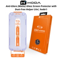 Hoda Matte Anti-Fingerprint Matte Tempered Glass Screen Protector with Frame Support Dust Remover fo