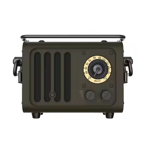 Original XOG Bluetooth Speaker Retro Jeep Style Bass Boost Stereo Surround FM Speaker Hi-Res Portabl
