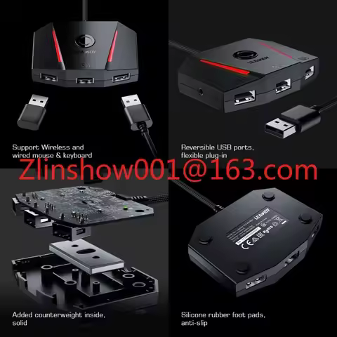 For playstation 5 Accessory GameSir leadjoyVX2 AimBox Adapter for PS4/Xbox One/Switch/Xbox Series X/