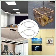 SOURCE Adjustable Picture Hanging Rope Stainless Steel Wire Hold Up to 20kg 40lbs