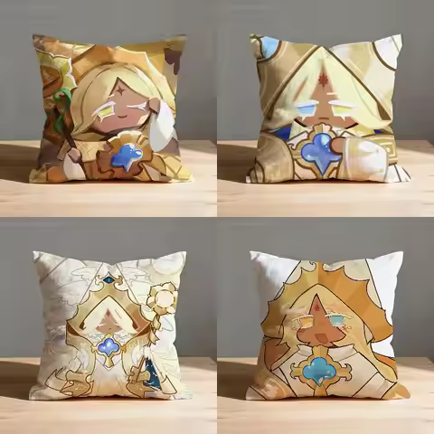 Pure Vanilla C-Cookie Throw Pillow Case For 45x45cm 40x40cm 55x55cm 50x50cm 30x30cm Square Car Pillo