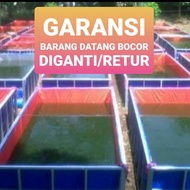 terpal kolam lele 2x3 tinggi 75 cm a5 terpal kolam ikan 2x3 meter tinggi 75 cm terpal kolam 200x300