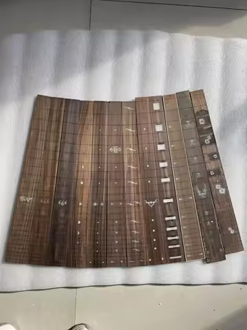 Rosewood Fretboard Guitar Neck Parts, DIY Luthier, 24 Fret Replacement Accessories, Fingerboard Tool