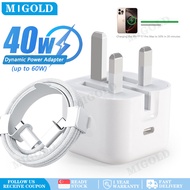 40W Dynamic Power Adapter (Up To 60W Max) Super Fast Charger For 17/16/15/14/13/12/11/Pad/Laptop/Tab