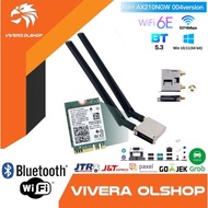 WIFI Card Intel AX210NGW Wireless AX210 M.2 NGFF Laptop PC 2x2 WLAN - WIFI + BLOETOOTH - WIFI CARD