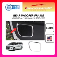 Toyota Vellfire alphard anh30 2015 - 2019 Rear Woofer Frame interior chrome trim cover accessories g