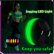Running Light Armband With LED Night Jogging Cycling Safety Warning Reflector Light Battery Version 