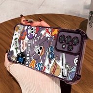 HP Phone Case for Samsung A13 Case Anime Luffy Kasing airbag Thin Silicone Case Softcase Cooling Mob