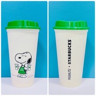 🍒Snoopy 輕便隨行杯  🪻全新香港現貨 🏕️Starbucks snoopy reusable cup with lid 💧water bottle tumbler  🥝Peanuts Joe 