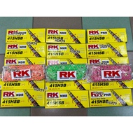 RK CHAIN 415 132L RK 415HSB HEAVY DUTY CHAIN PINK GREEN ORANGE