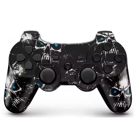 Controller for PS3, Wireless Controller with Motion Sensor, Double Virbration, Bluetooth Remote for 