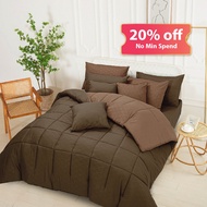 AT&IN Colour & Touch MicroXT Comforter Set | 620TC | 38cm Pocket Height (Super Single / Queen / King